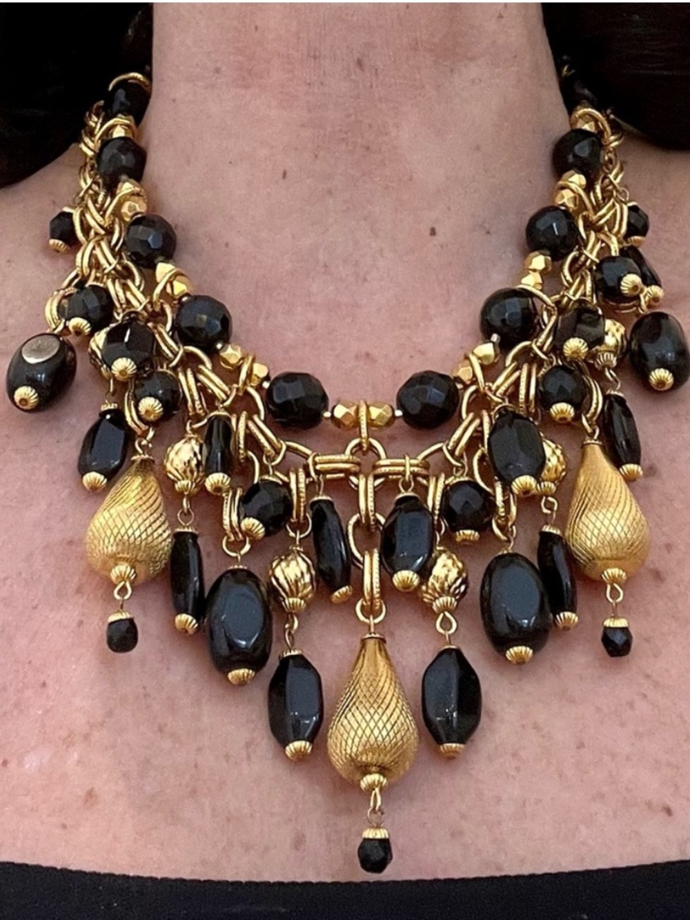 Vintage Barrera designer signature choker